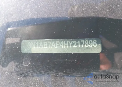 2017 Nissan Sentra Sr из США, поврежденный, VIN 3N1AB7AP4HY217896